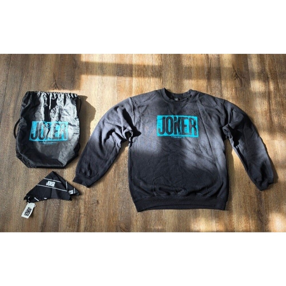 Joker: Folie à Deux Movie Promo Merch Lot - Sweatshirt, Bag, Bandana